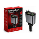 Carregador Turbo 4 em 1 Automotivo com Cabos Retráteis e Projetor Galáctico - ChargeTec™