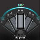 Carregador Turbo 4 em 1 Automotivo com Cabos Retráteis e Projetor Galáctico - ChargeTec™